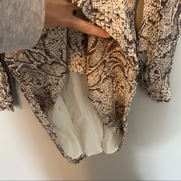 NWT Reformation Mathilda Python Mini Dress - Picture 7 of 16